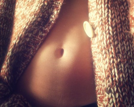 Красивый пупок