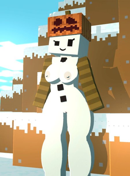 Снежный голем майнкрафт