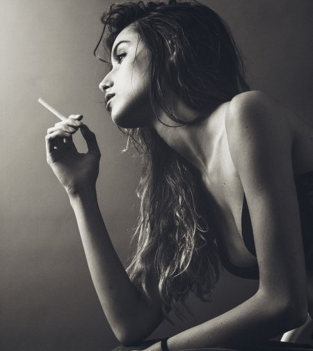 Фотосессия в стиле сигареты