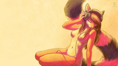 Фурри лиса девушка