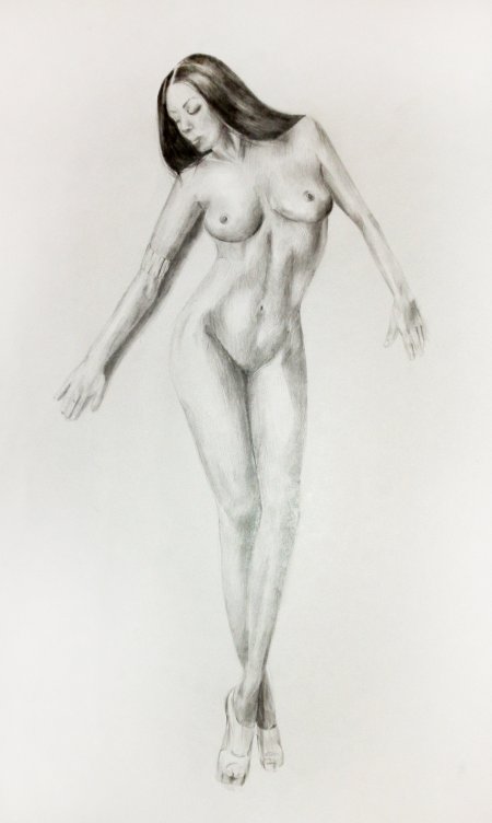 Рисунки красивых голых тел