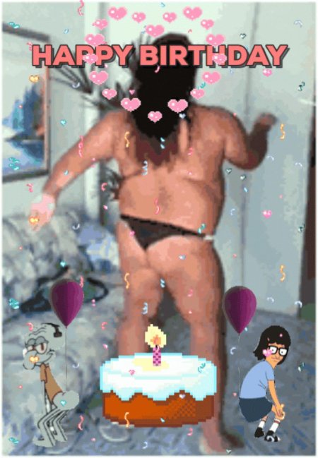 Nude Happy Birthday Gif