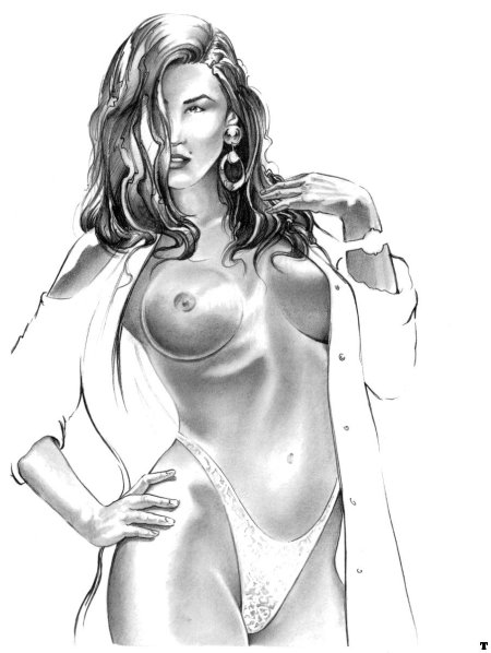 Борис Лопез рисунки голые