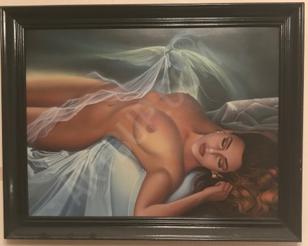 Картина спящая девушка