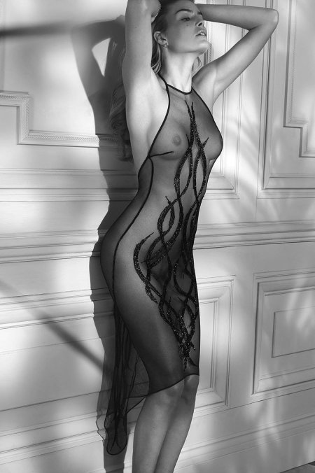 Эротическое прозрачное платье