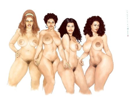 Голые мультяшные женщины