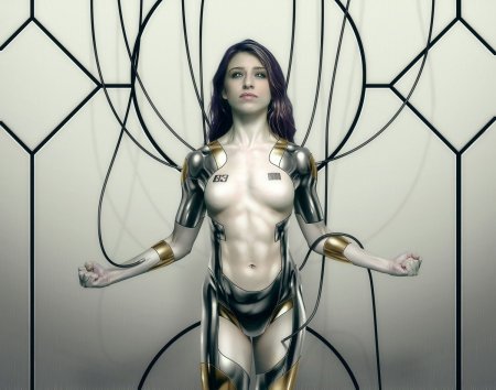 Девушка киборг