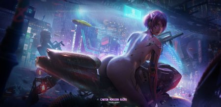 Эротические арты киберпанк