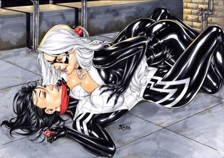 Фелиция Харди чёрная кошка naked