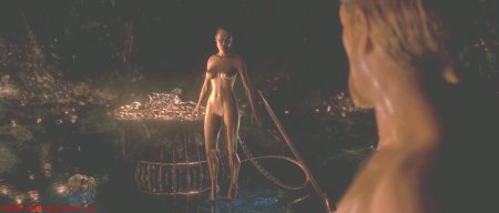 Анджелина Джоли голая в фильме Беовульф