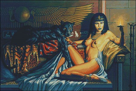 Египтянка мадам в возрасте эро