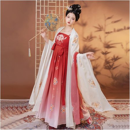 Одежда династии Тан женская