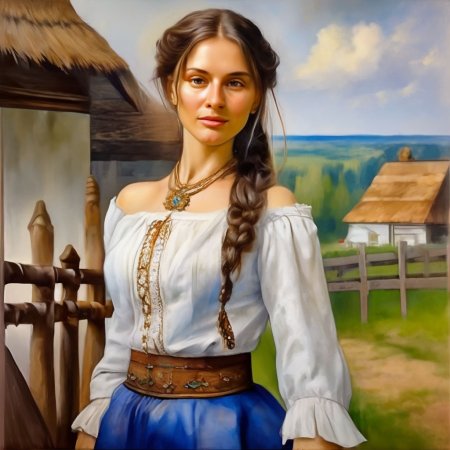 Девушка казачка