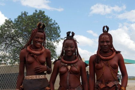 Голые племенные негритянки