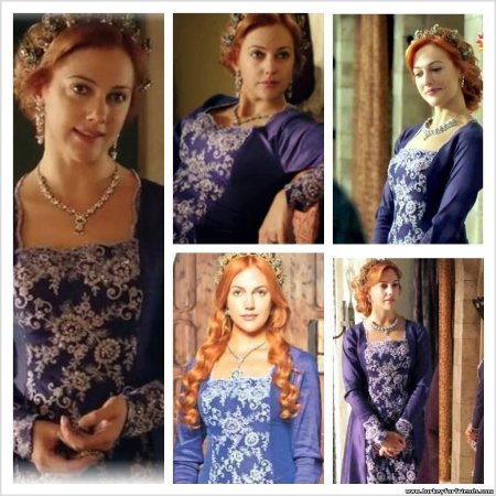 Хюррем Султан в сиреневом