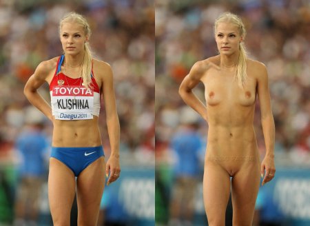 Легкая атлетика женщины ню