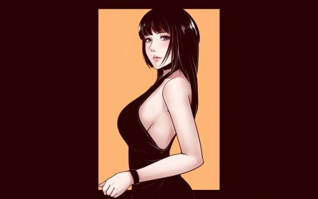 Минималистичные арты девушек