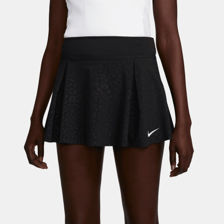 Женская юбка теннисная Nike Court Dri-Fit advantage Pleated Tennis skirt - Black/White