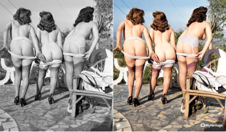 Ретро голая