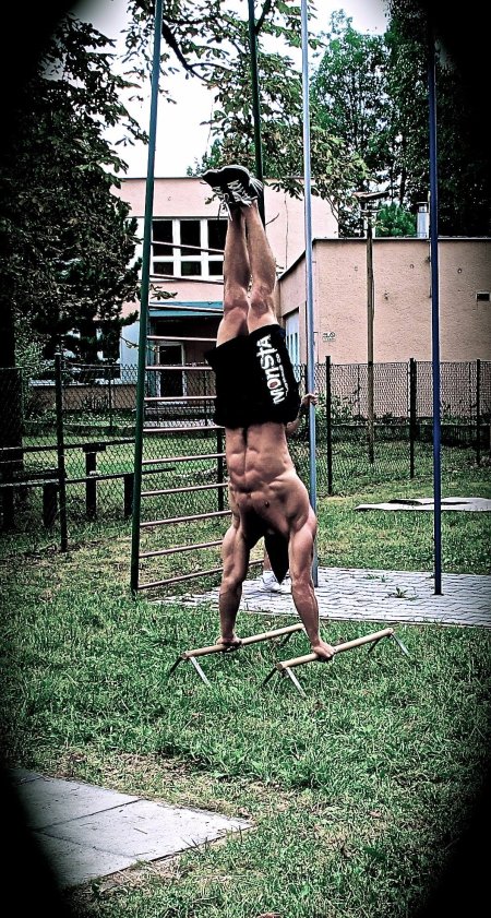 One Arm Handstand Flag