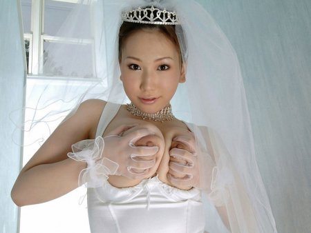 Японская невеста сиськи