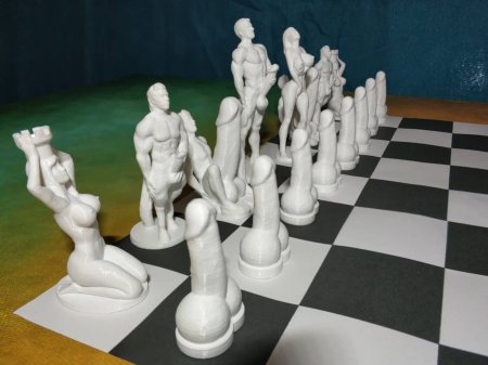 Снеговик и шахматы