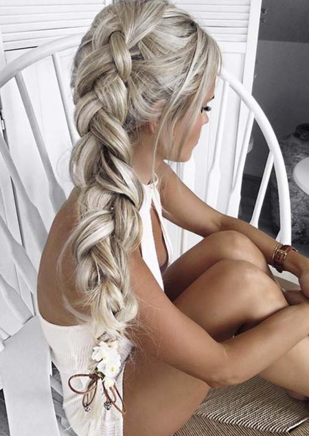 Прически с косичками