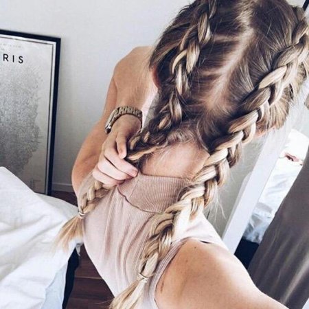 Косы на длинные волосы для девушек