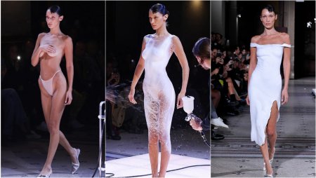 Белла Хадид на подиуме 2022