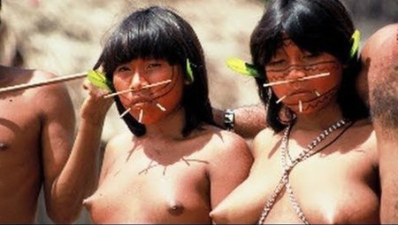 Голые Дикие племена Амазонии