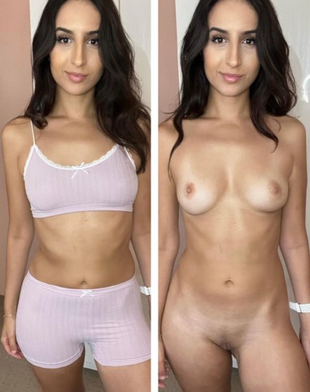 Девушки одетые и раздетые