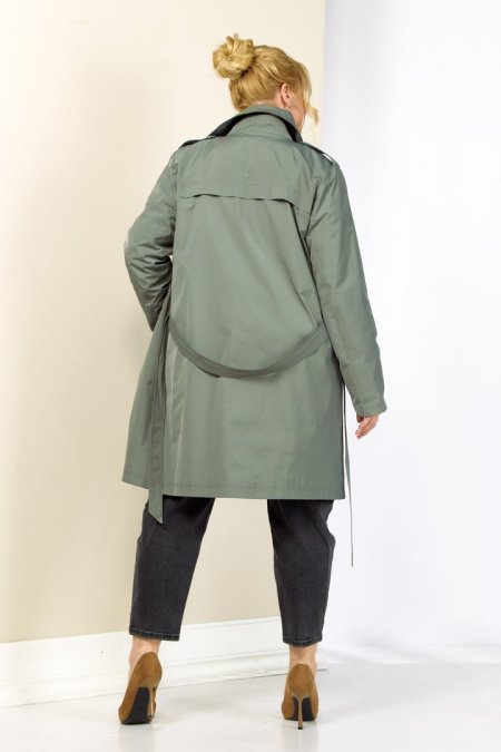 Плащ зеленый