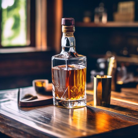 Виски на столе