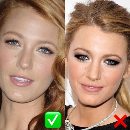 Макияж при нависшем веке