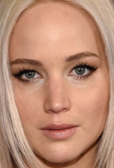 Дженнифер Лоуренс макияж глаз