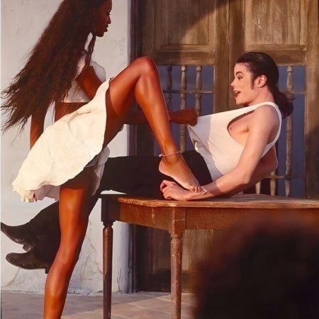 Майкл джексон и наоми кэмпбелл