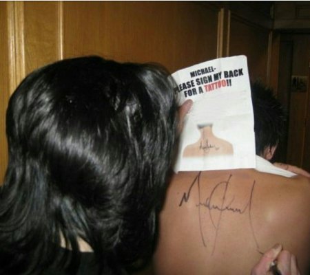 Тату майкл джексон