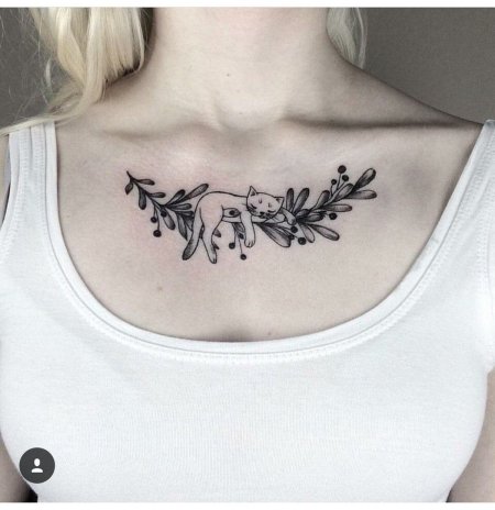 Эскизы татуировок для девушек на ключице