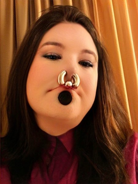 Вставки в нос креатив