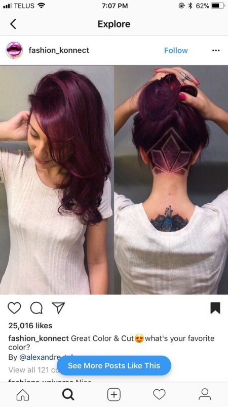 Стрижка удлиненное каре с выбритым затылком