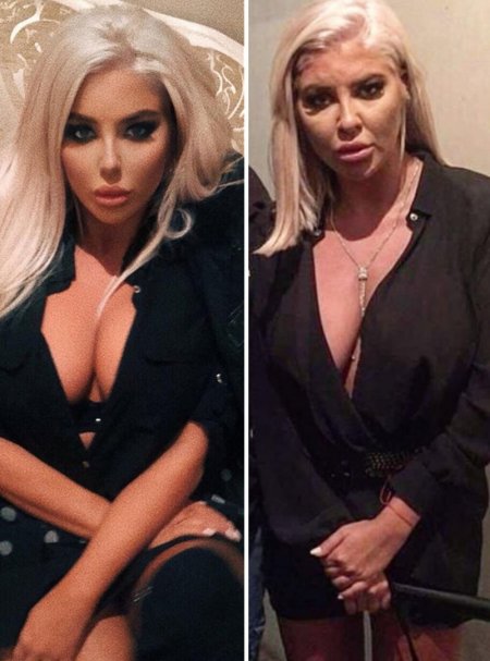 Девушки которые переборщили с фотошопом