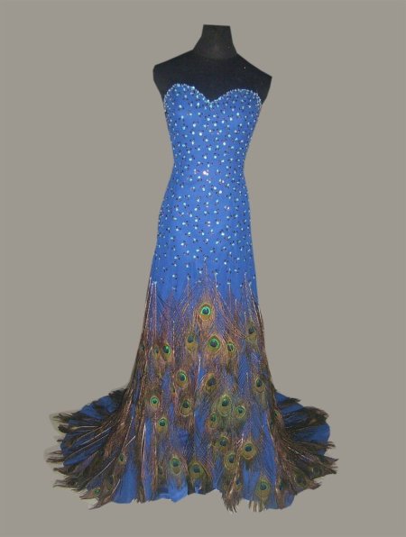 Платье павлин peacock dress