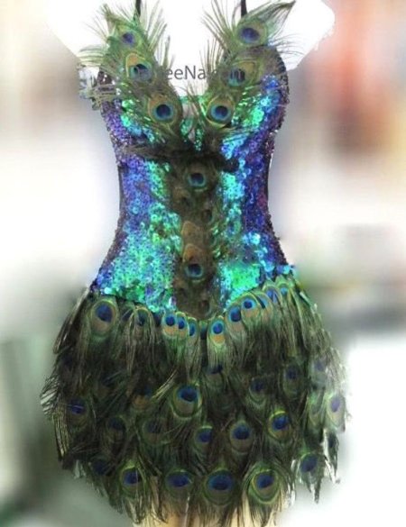 Платье павлин peacock dress