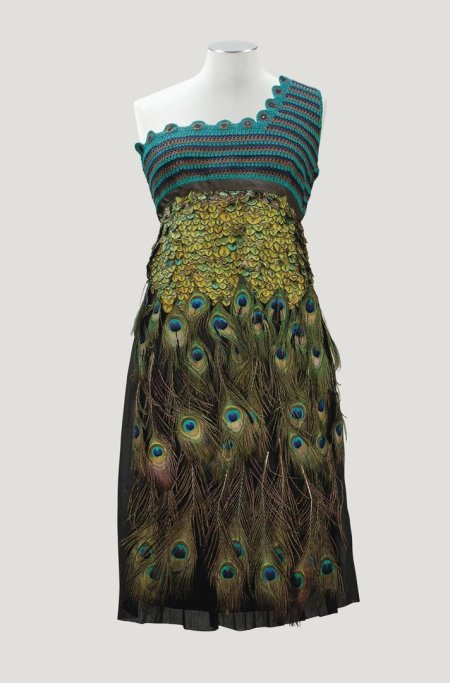 Платье павлин
