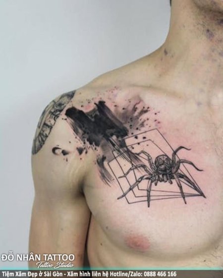 Тату паук