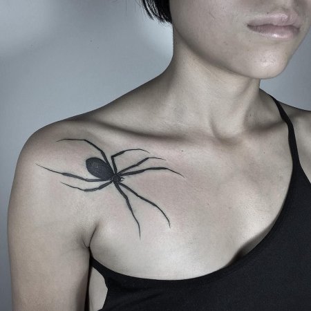 Тату паук