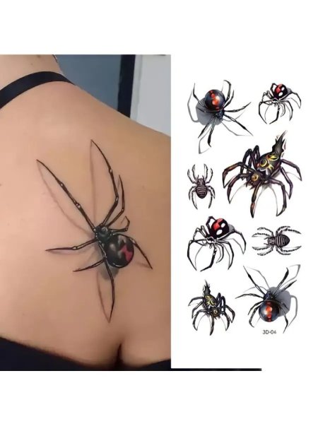 Пауки тату