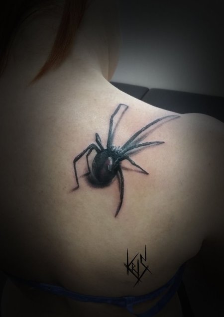 Тату паук