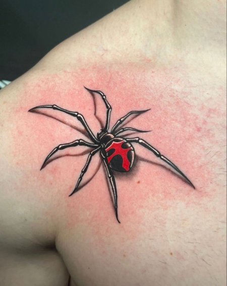 Тату паук