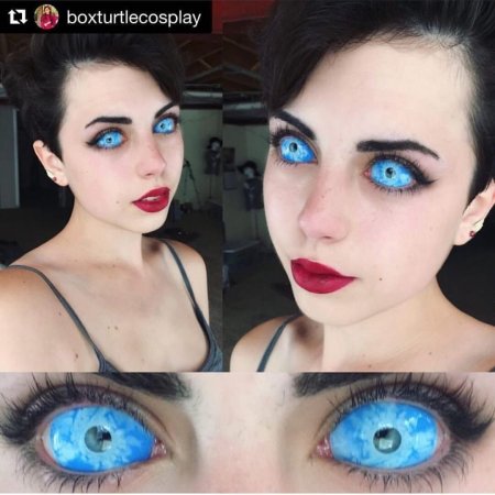 Линзы Black sclera